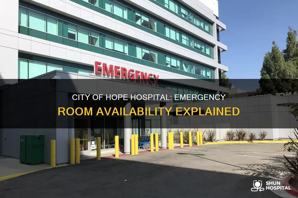 does city of hope hospital have an emergency room