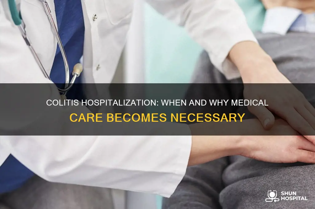 does colitis require hospitalization
