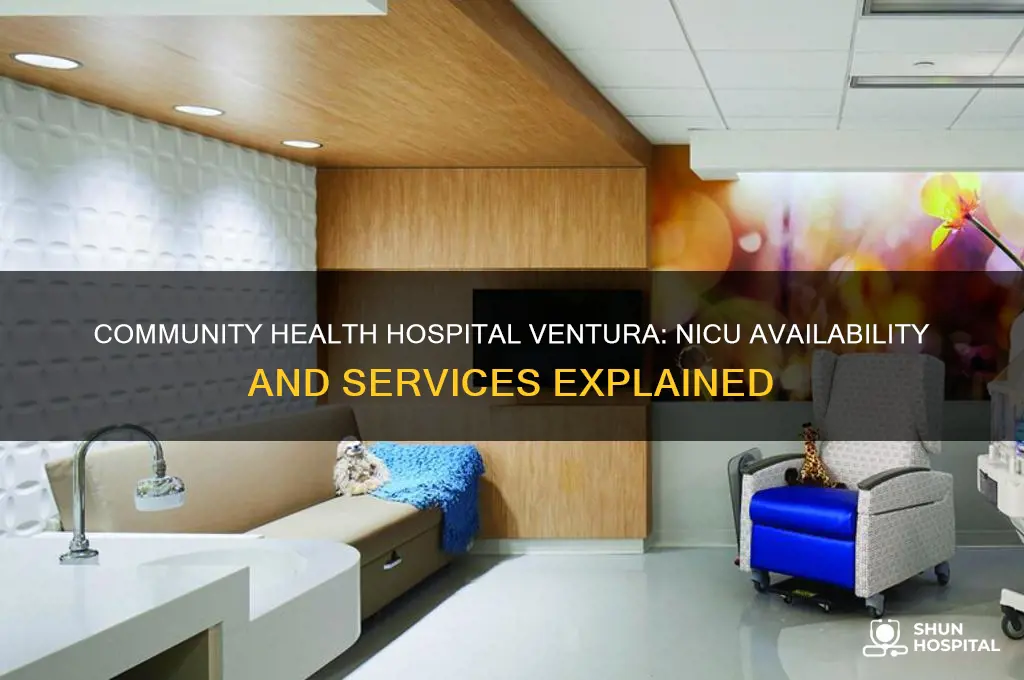does community health hospital in ventura have a nicu