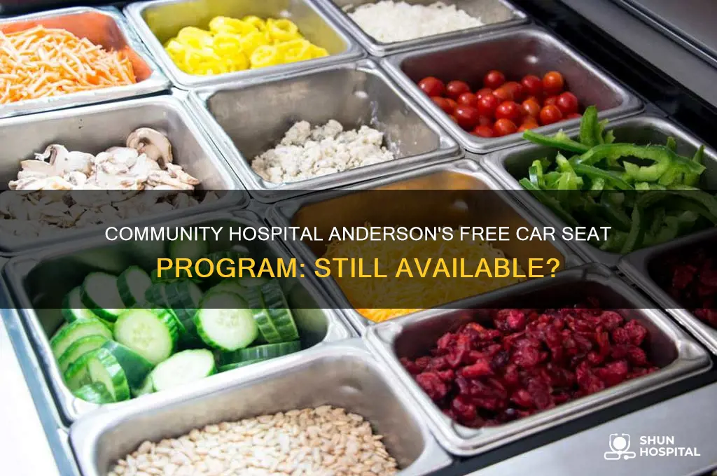 does community hospital anderson still give free car seats