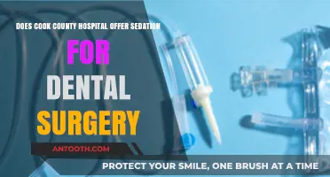 Does Cook County Hospital Provide Sedation for Dental Surgeries?