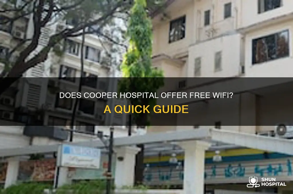 does cooper hospital have wifi