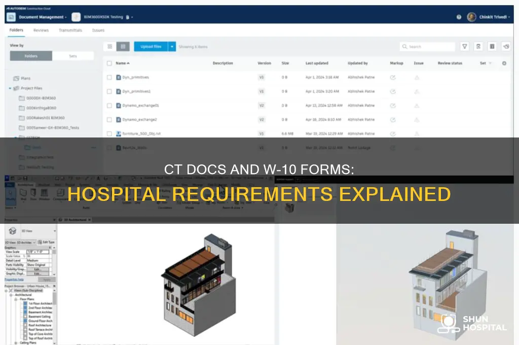 does ct doc need to have a w-10 from hospital