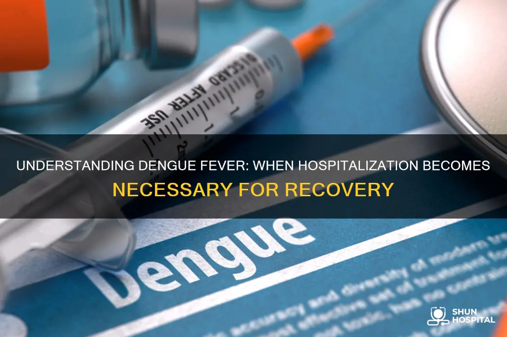does dengue fever require hospitalization