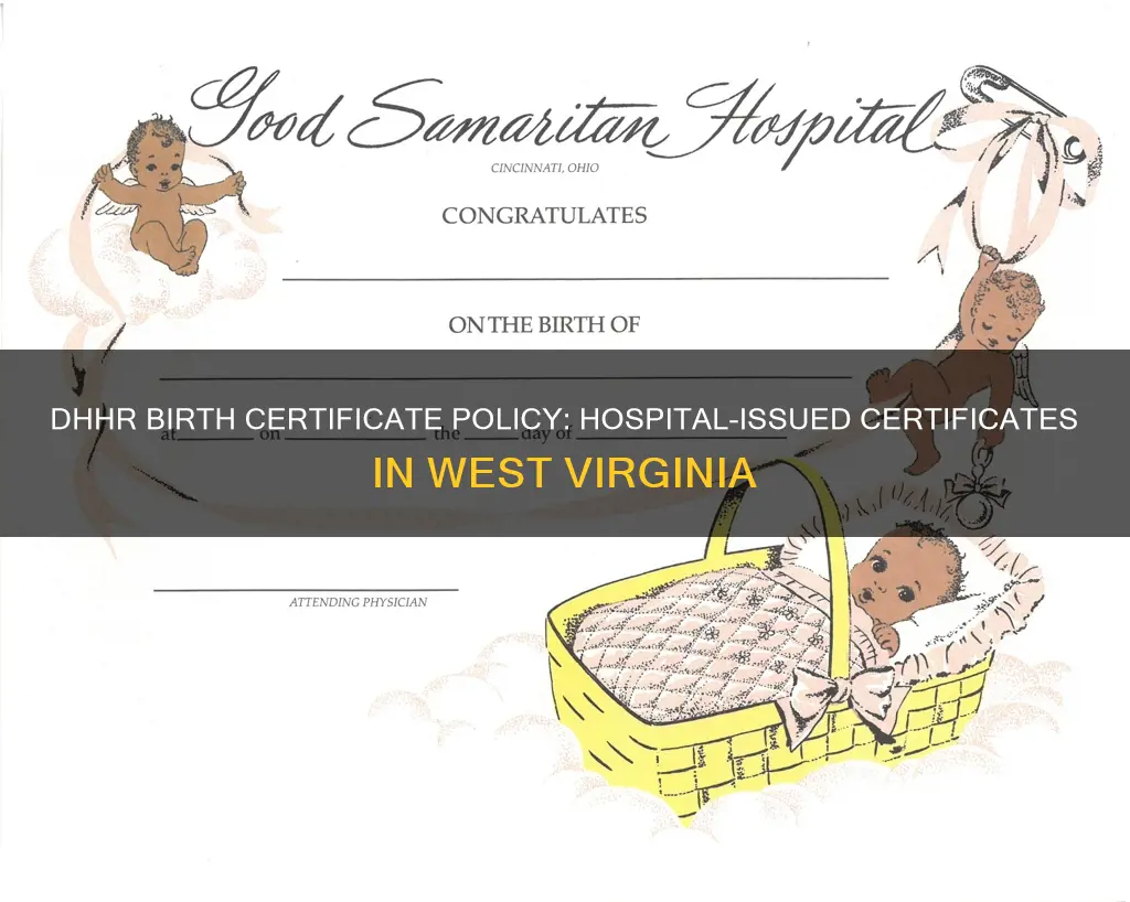 does dhhr accept hospital birth certificate wv