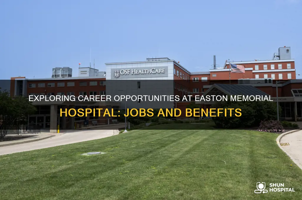 does easton memorial hospital jobs
