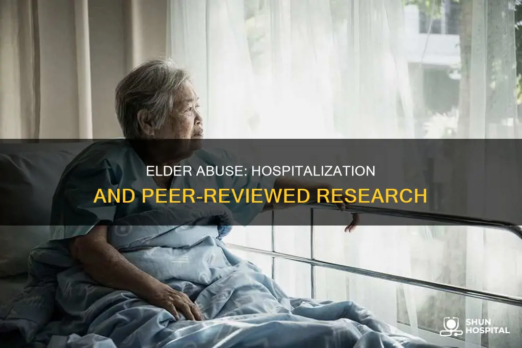 does elder abuse increase hospitalization peer review