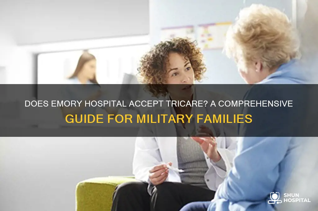does emory hospital accept tricare