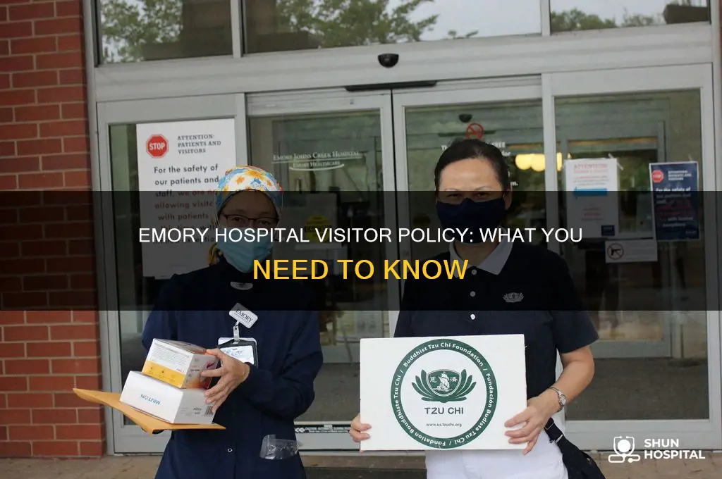 does emory hospital allow visitors