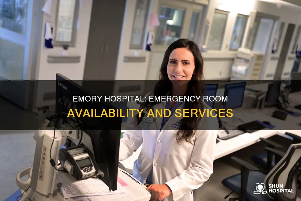 does emory hospital have an emergency room