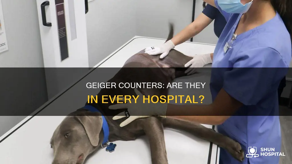 does every hospital have a geiger counter
