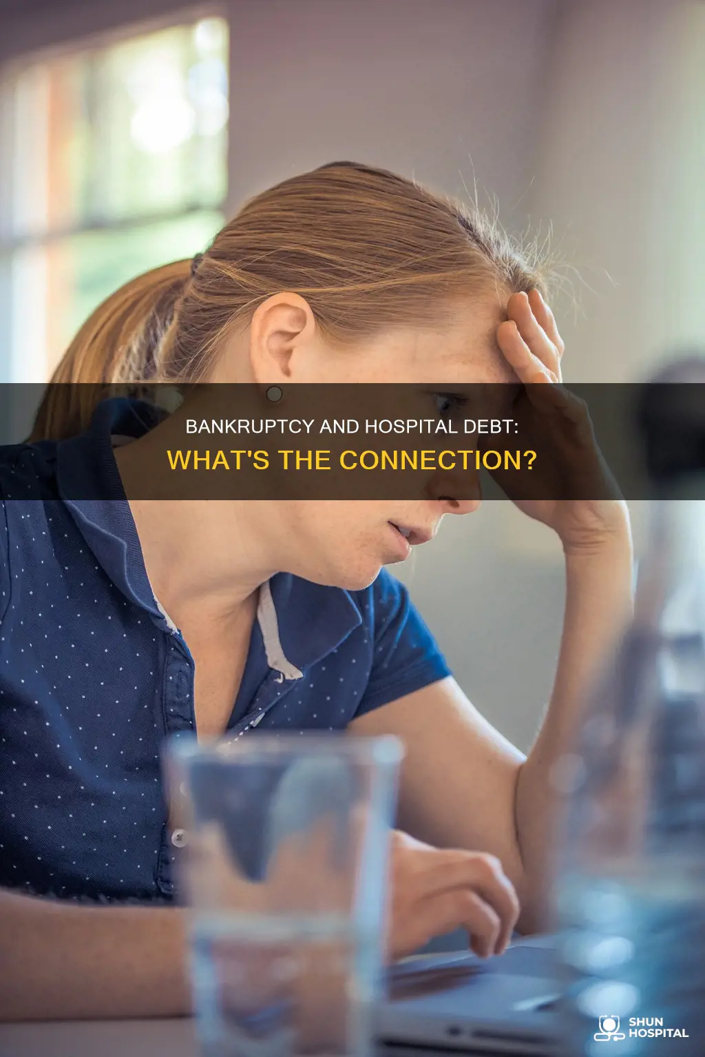 does filing for bankruptcy clear hospital debt