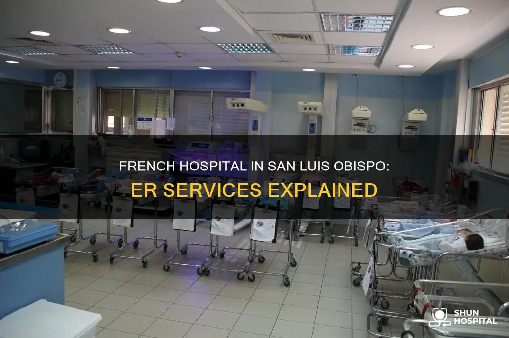 does french hospital in san luis obispo have an er