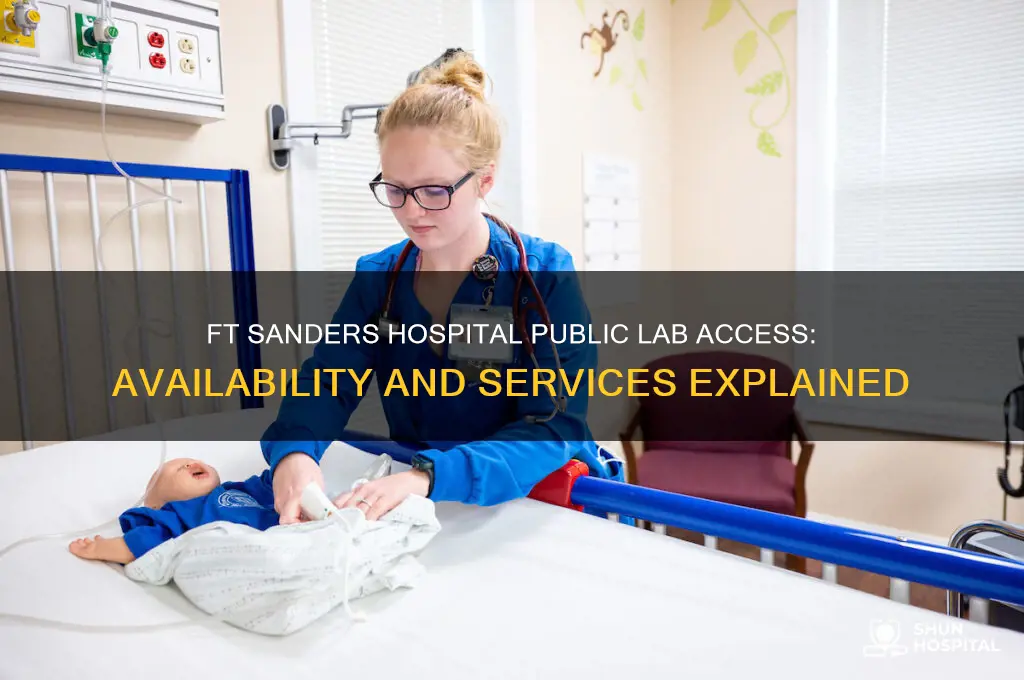 does ft sanders hospital have a lab open to public