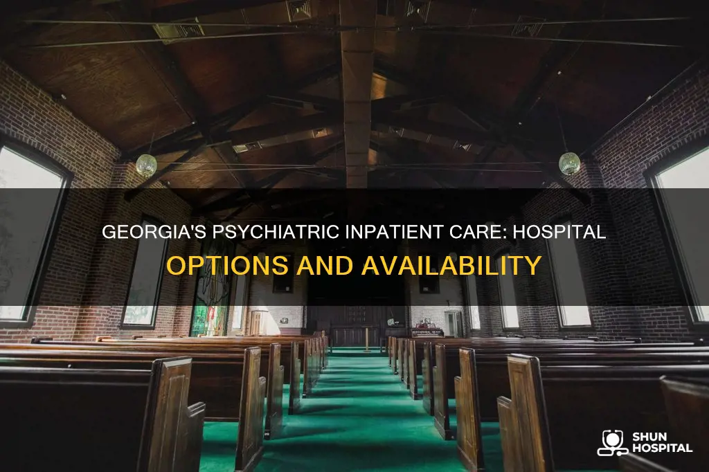does georgia have a psychiatric inpatient hospital