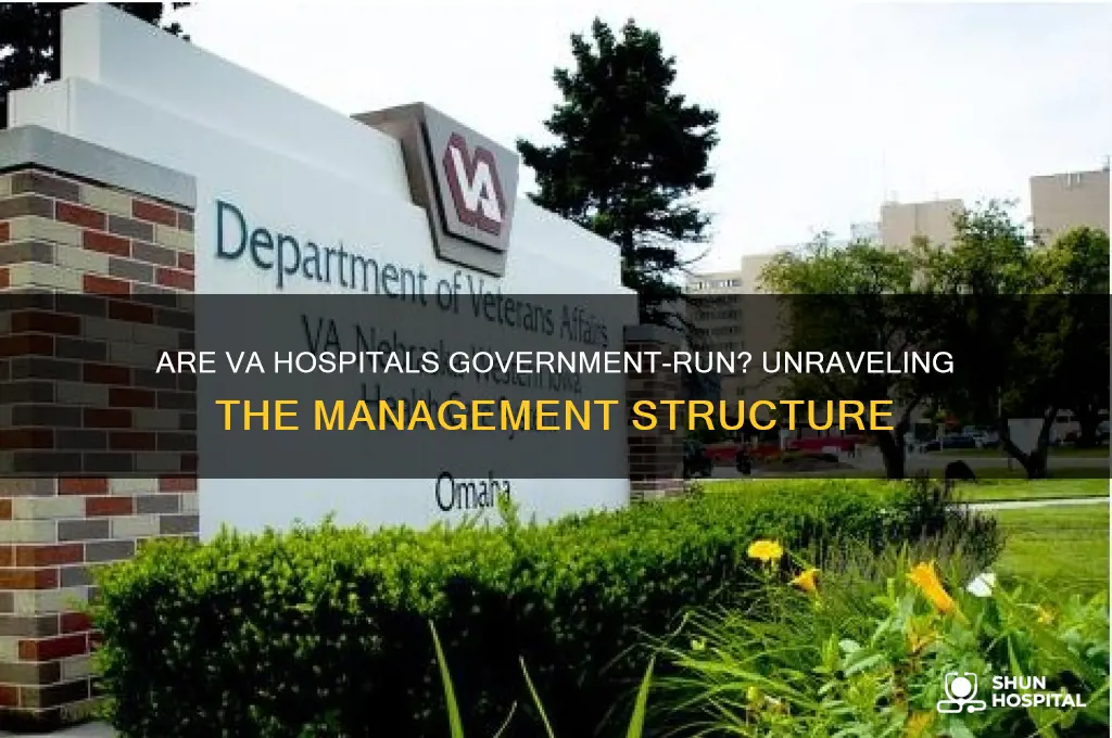 does government run va hospitals