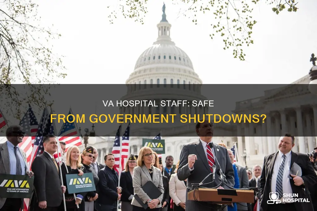 does government shutdown affect va hospital employees