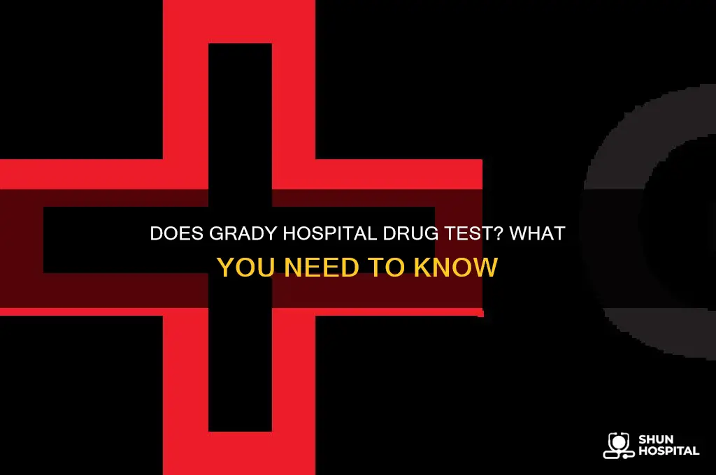 does grady hospital drug test