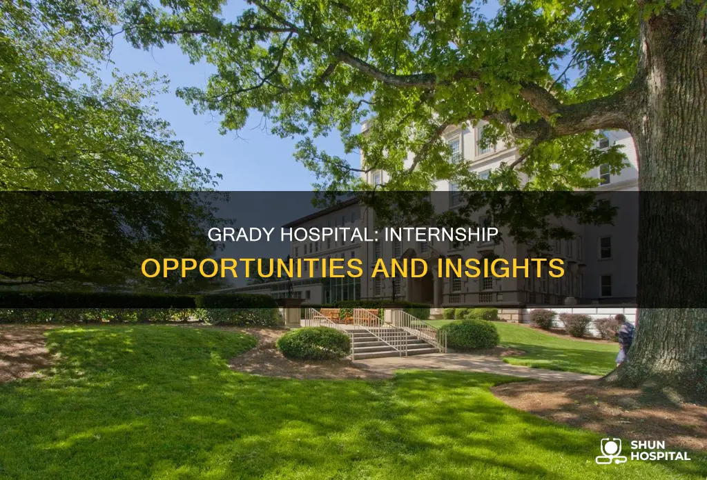 does grady hospital have an internship program