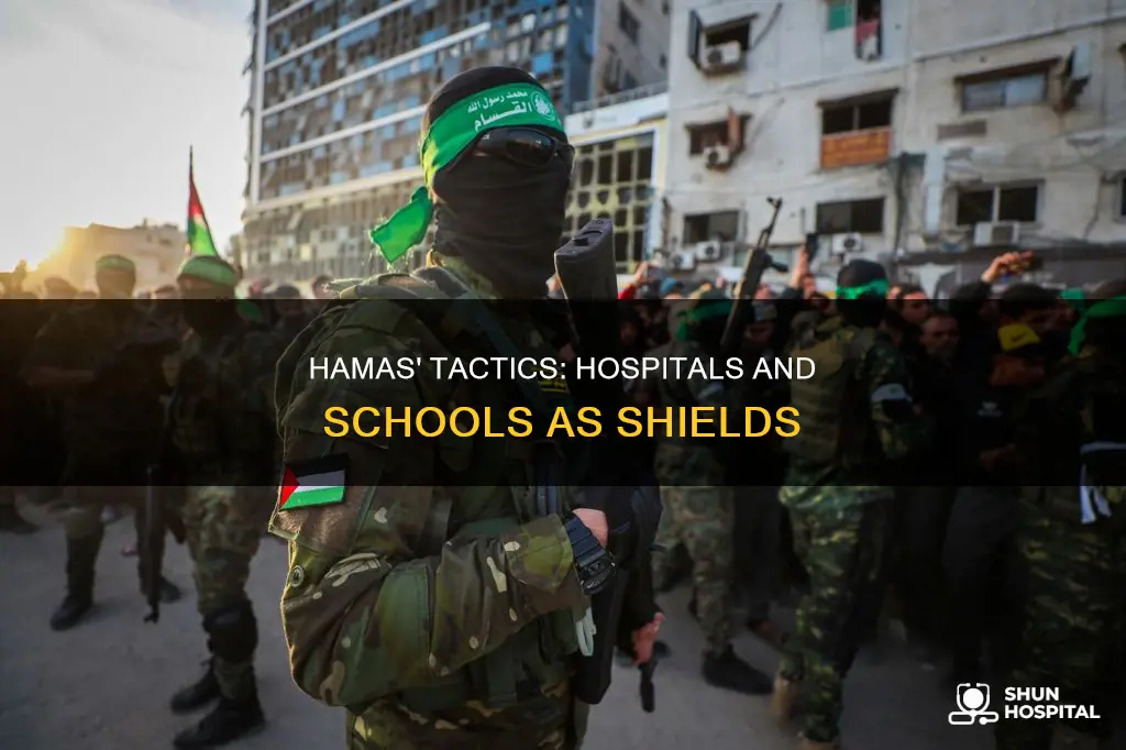 does hamas hide under hospitals and schools