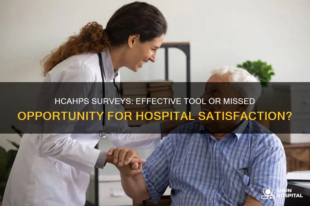 does hcahps really help hospitals with customer satisfaction surveys