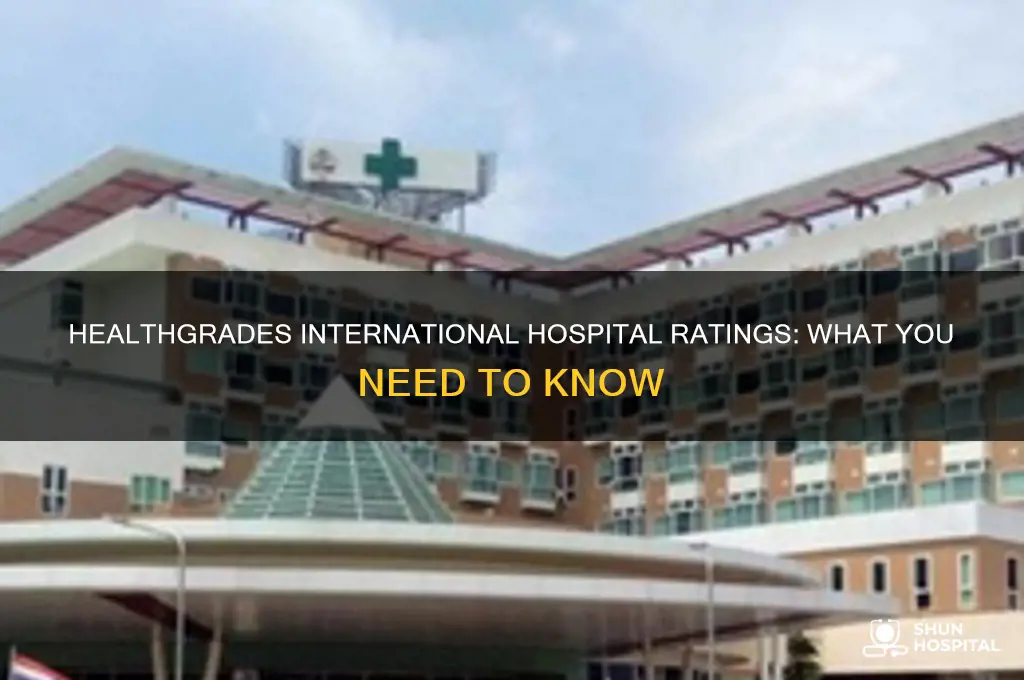 does healthgrades rate international hospitals