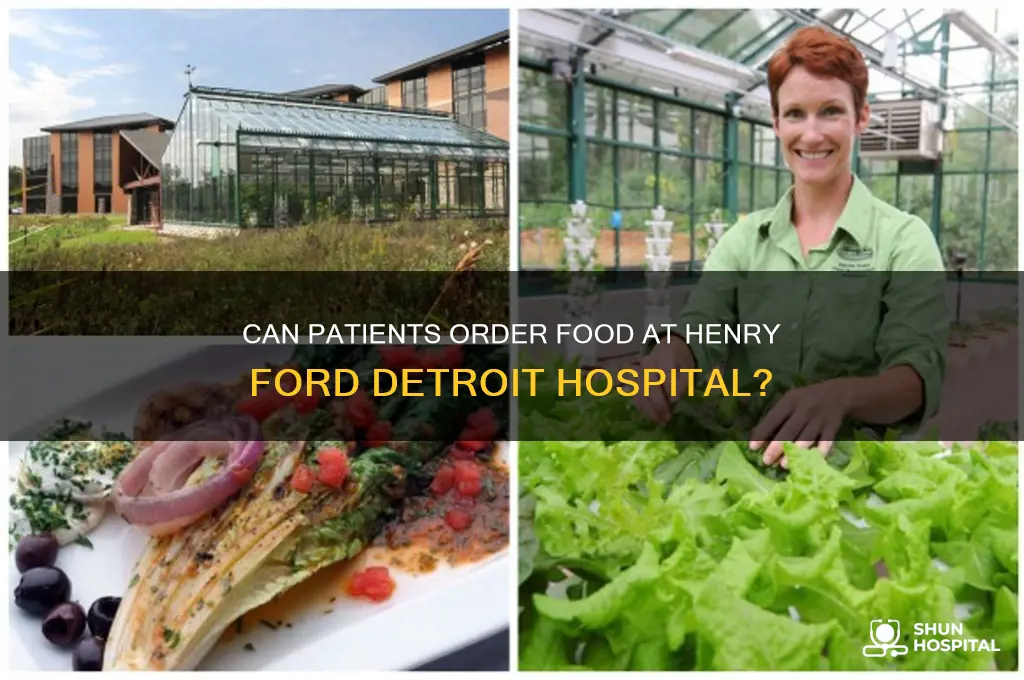 does henry ford detroit hospital let you order food