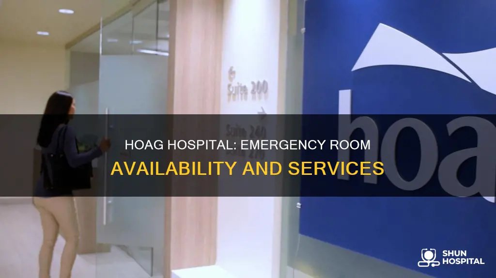 does hoag hospital have an emergency room
