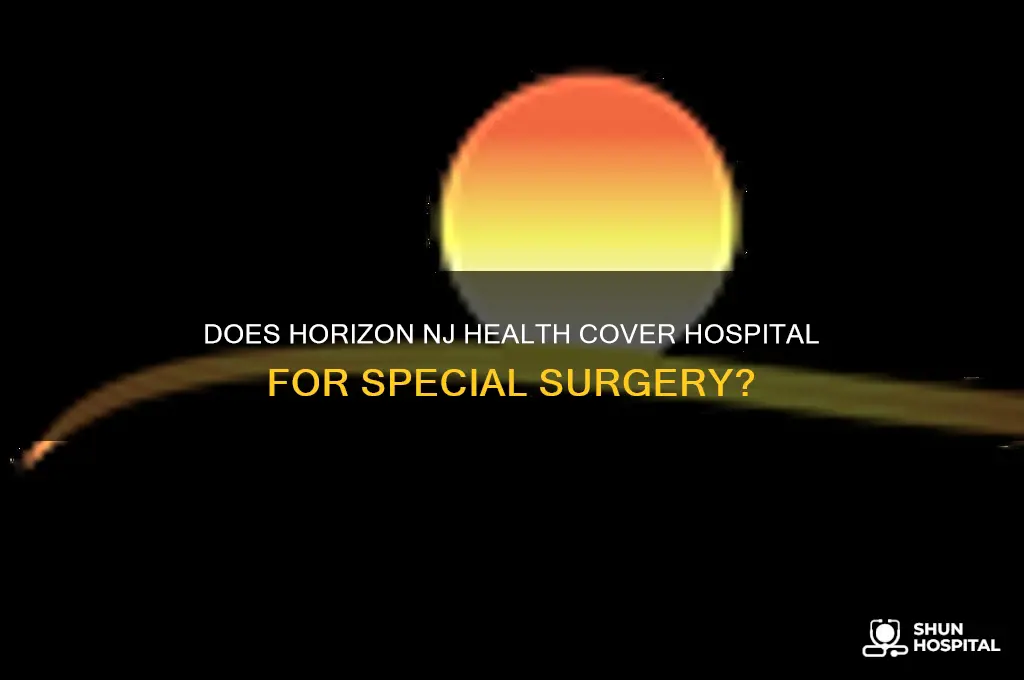does horizon nj health accept hospital for special surgery