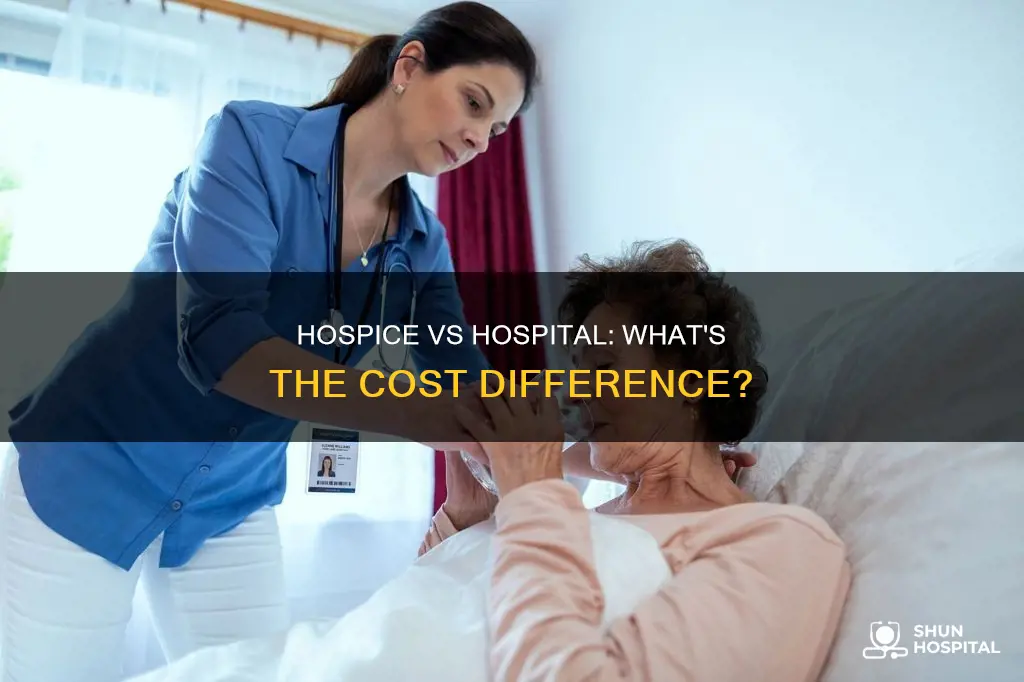 does hospice cost more than the hospital