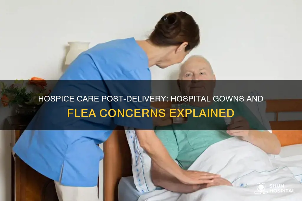 does hospice tal give you fleas hospital gown after delivery