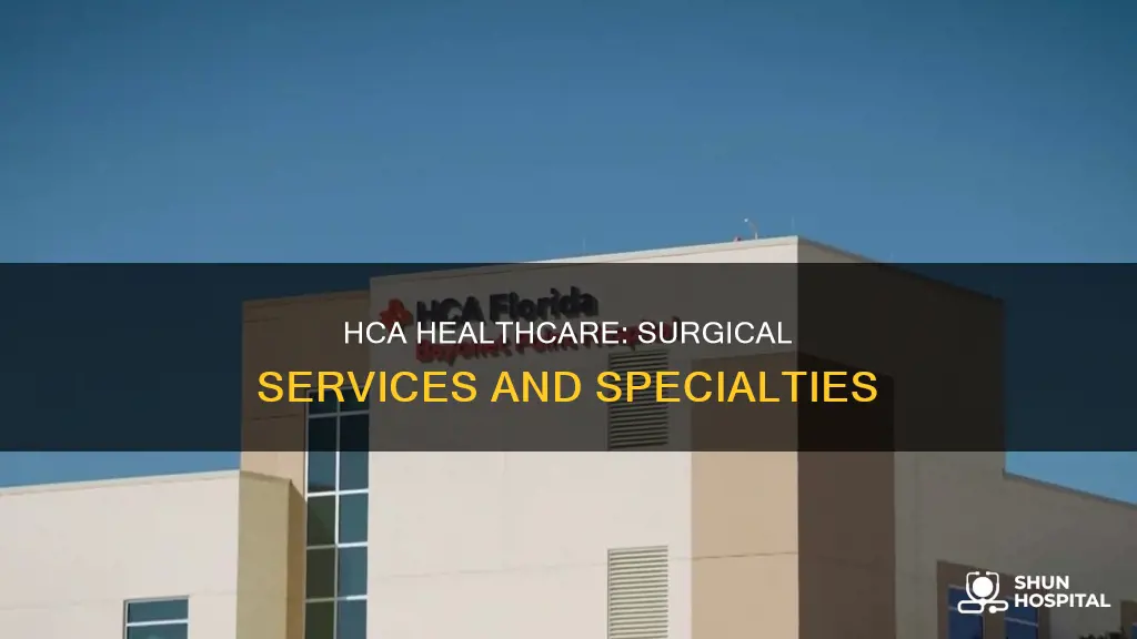 does hospital corporation of american perform surgeis