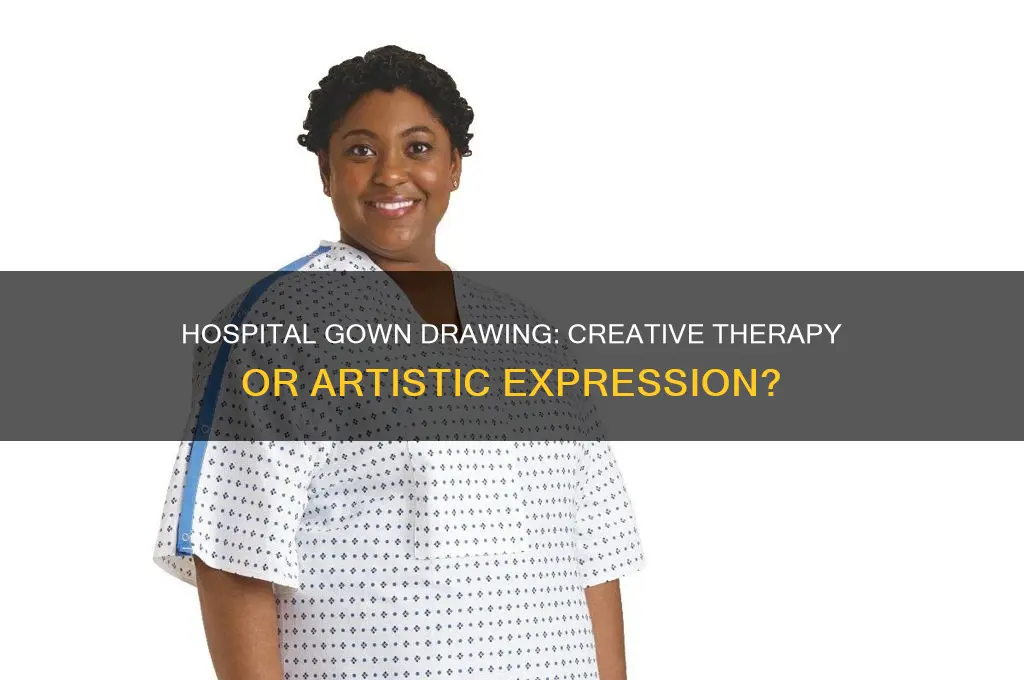 does hospital gown drawing