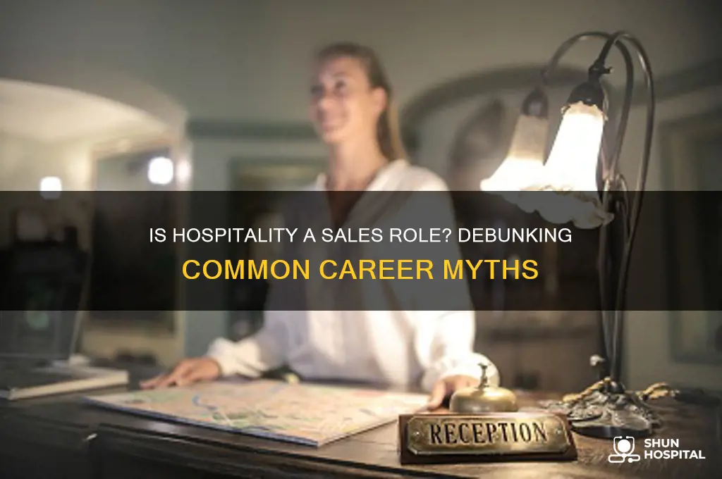 does hospitality count as sales