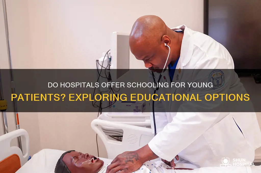 does hospitals provide schooling
