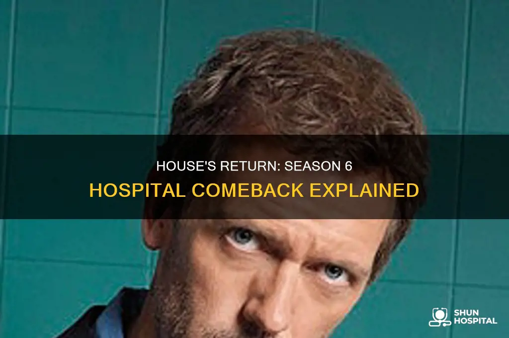 does house come back to the hospital in season 6