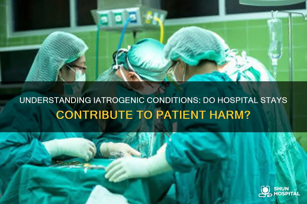 does iatrogenic include hospital stays
