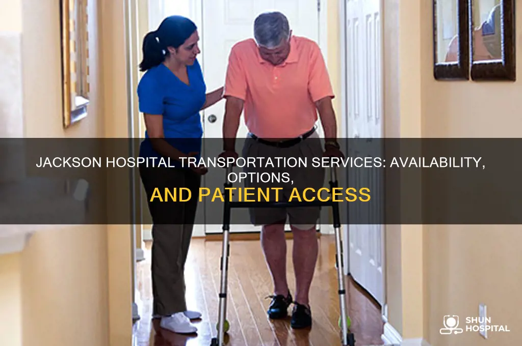 does jackson hospital have transportation