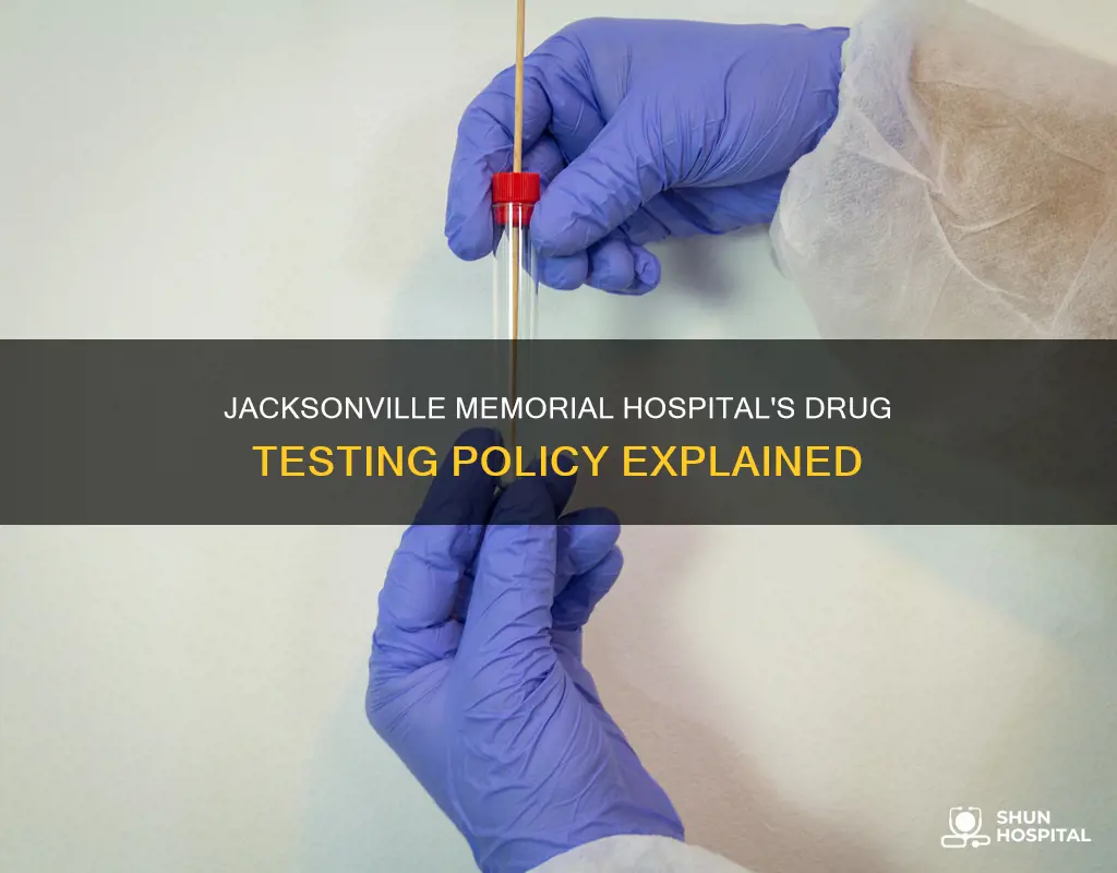 does jacksonville fl memorial hospital drug test