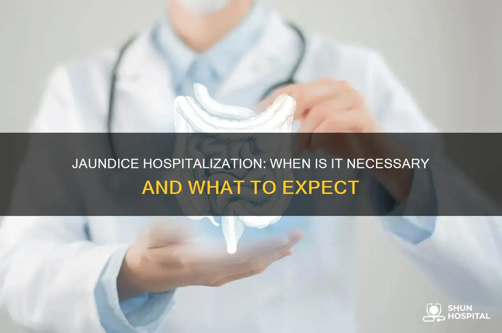 does jaundice require hospitalization