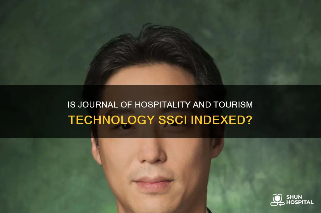 does journal of hospitality and tourism technology belongs to ssci