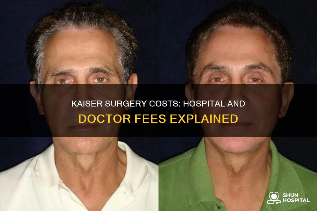does kaiser charge for hospital and doctors for surgery