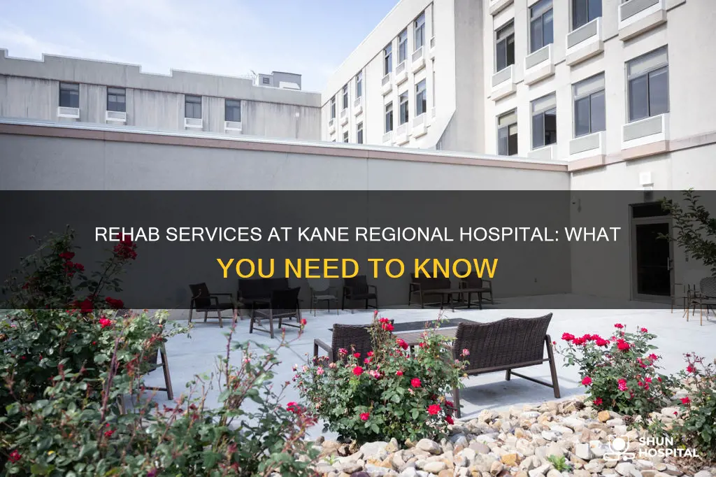 does kane regional hospital have a rehab