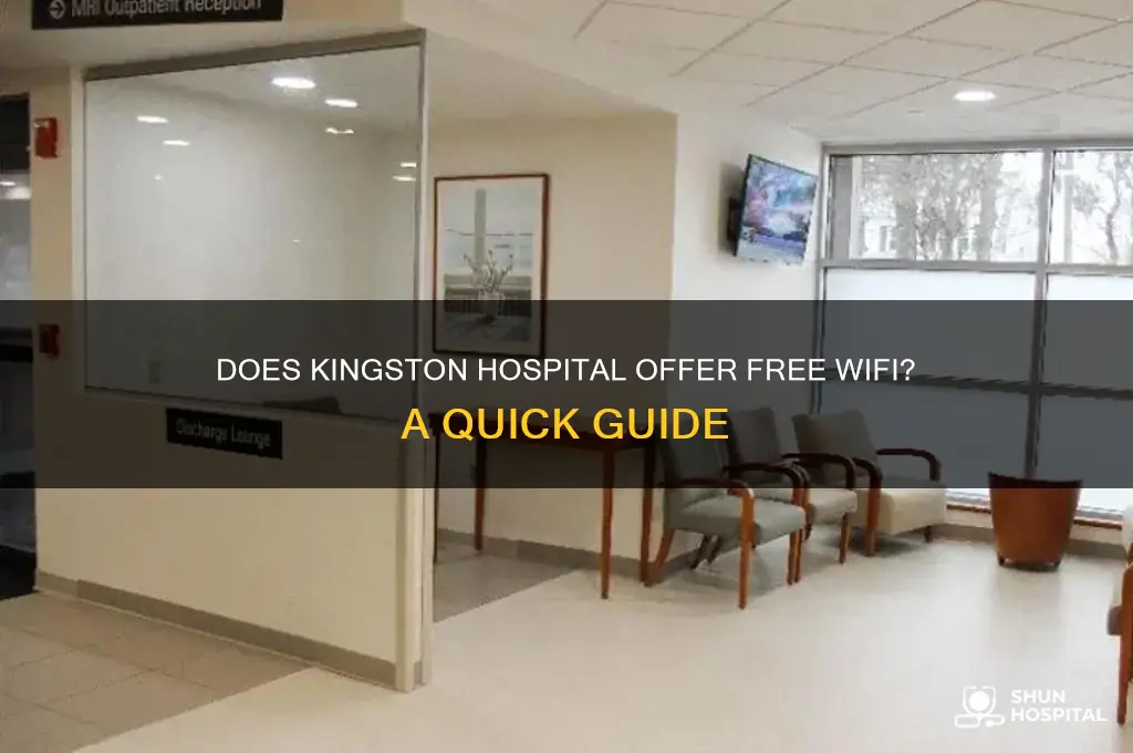 does kingston hospital have wifi