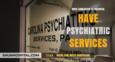 Lancaster SC Hospital: Are Psychiatric Services Available?