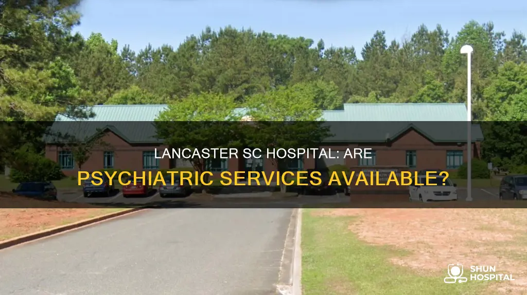 does lancaster sc hospital have psychiatric services