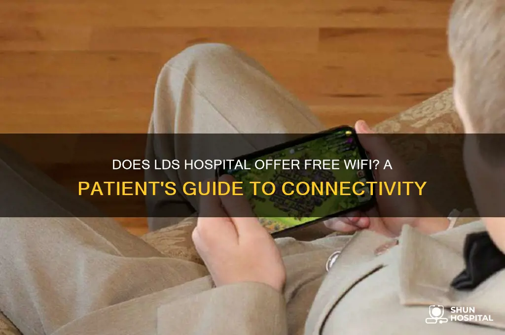 does lds hospital have wifi