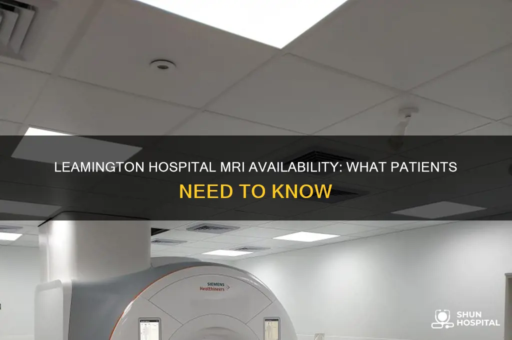 does leamington hospital have mri