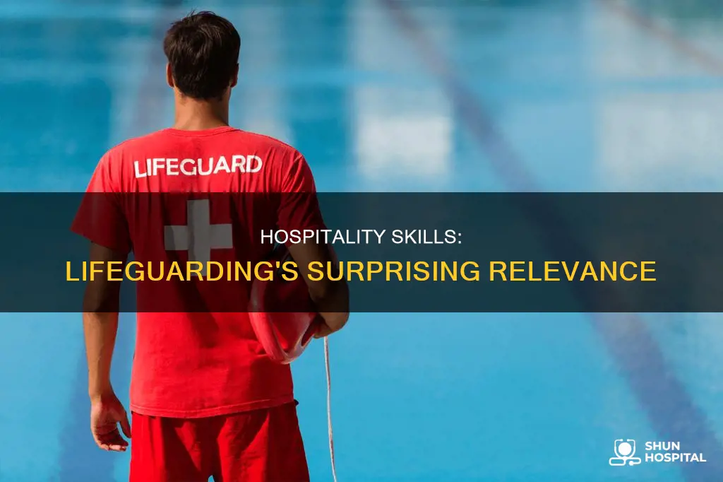 does lifeguarding count as experience with hospitality