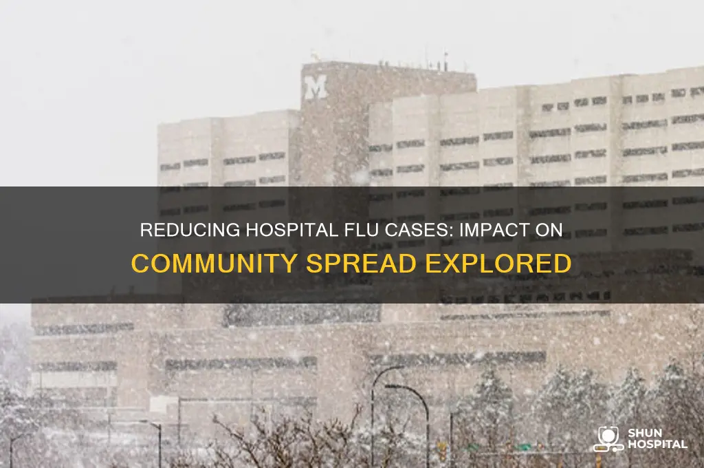 does lowering flu in hospitals lower it in surrounding area